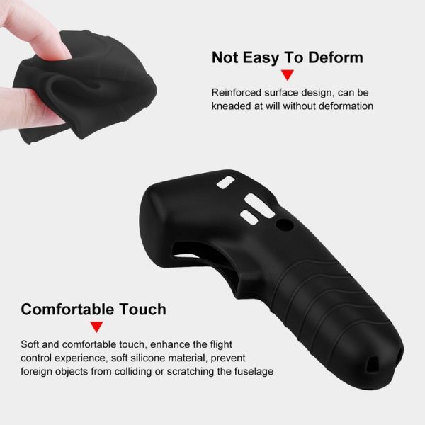 DJI RC Motion 2 / DJI Avata / FPV Rocker PULUZ Silicone Protective Case (Black) - Image 3