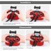 PULUZ Shockproof Anti-scratch Silicone Case with Neck Strap For DJI Neo / Mini 3 / 3 Pro / Mavic 3 / Air 2S / Mini 2 RC-N2 / RC-N1 / RC-N3 Remote Control (Black) - Image 8