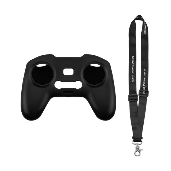 DJI FPV Combo Remote Control PULUZ Silicone Protective Case with Neck Strap (Black) - Image 8