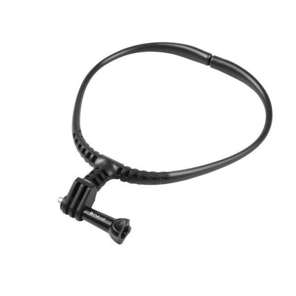 PULUZ Lazy Adjustable Neck Bracket for GoPro Action Cameras (Black) - Image 2