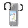 Insta360 X3 PULUZ Lens Guard Optical Glass Protective Cover (Black)