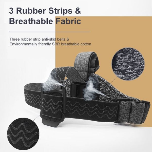 PULUZ Adjustable Head Strap Belt Mount with Phone Clamp & J Hook Mount & Long Screw - Image 3