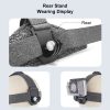 PULUZ Adjustable Head Strap Belt Mount with Phone Clamp & J Hook Mount & Long Screw - Image 5