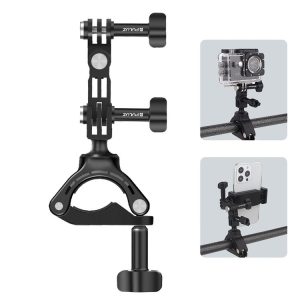 PULUZ Bike Cycling Bracket Mount with Phone Clamp for Phone & Sports Camera