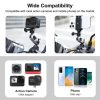 PULUZ Handlebar Arm Mount with Phone Clamp & Mount Adapter & Long Screw - Image 6