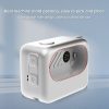 Insta360 GO 3 / GO 3S PULUZ Camera Charging Case Silicone Case (White) - Image 4