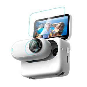 Insta360 GO 3 / GO 3S PULUZ 2 in 1 Screen and Lens Tempered Glass Film (Transparent)