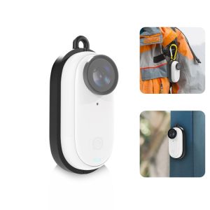 Insta360 GO 3 / GO 3S PULUZ Body Magnetic Plastic Protective Frame Cage with Carabiner (Black)