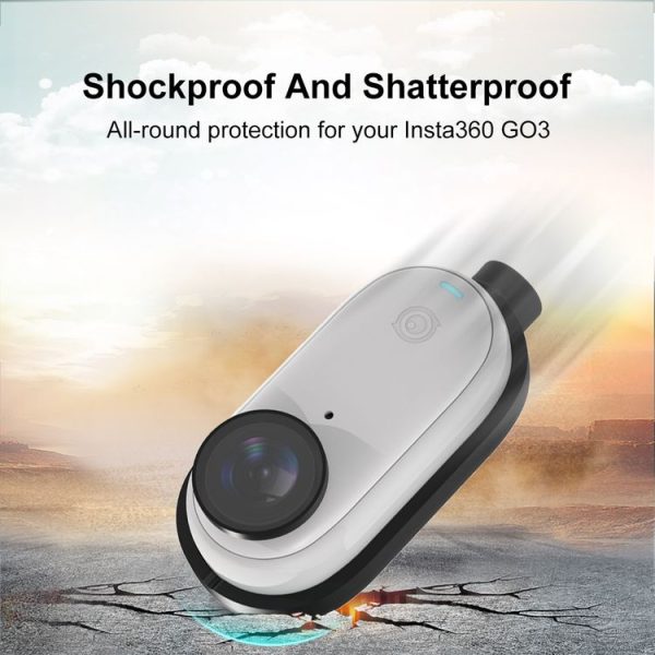 Insta360 GO 3 / GO 3S PULUZ Body Magnetic Plastic Protective Frame Cage (Black) - Image 6
