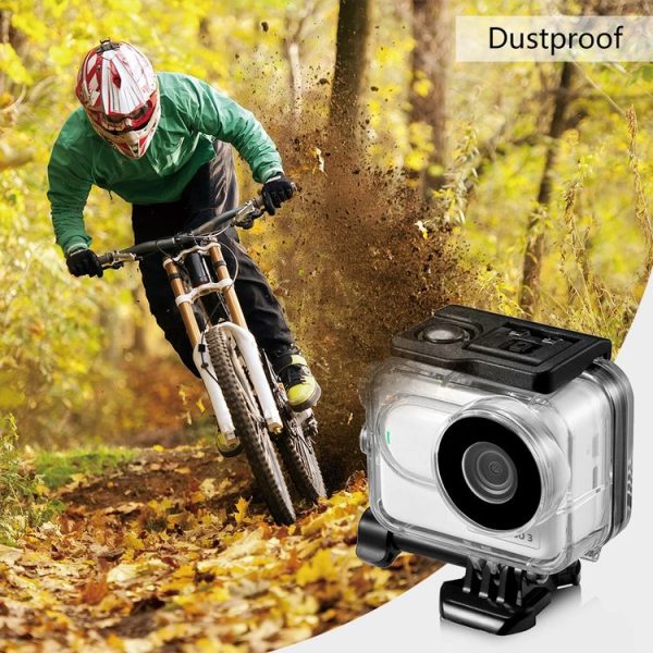 Insta360 GO 3 / GO 3SPULUZ 60m Underwater Waterproof Housing Case with Base Adapter & Screw (Transparent) - Image 7