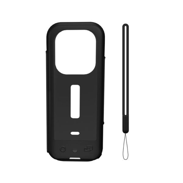 Insta360 X3 PULUZ Silicone Case Protective Cover with Hand Strap (Black) - Image 10