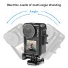 DJI Osmo Action Pro 5 / 4 / 3 PULUZ Vertical Plastic Protective Frame Cage with Cold Shoes (Black) - Image 5