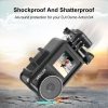 DJI Osmo Action Pro 5 / 4 / 3 PULUZ Vertical Plastic Protective Frame Cage with Cold Shoes (Black) - Image 6