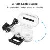 Insta360 GO 3 / GO 3S PULUZ 40m Underwater Waterproof Housing Case with Base Adapter & Screw (Transparent) - Image 4