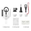 Insta360 GO 3 / GO 3S PULUZ 40m Underwater Waterproof Housing Case with Base Adapter & Screw (Transparent) - Image 8