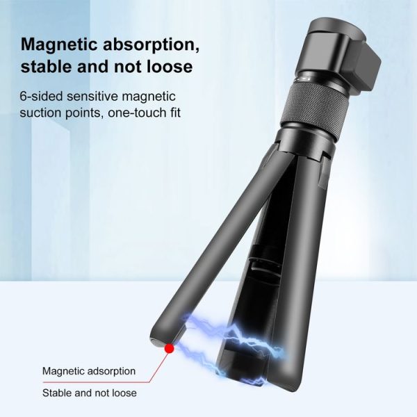 Insta360 X3 / X4 PULUZ Rotary Handle Desktop Tripod Stand (Black) - Image 4