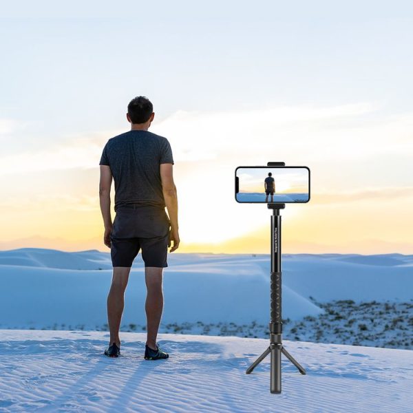 Insta360 X3 / X4 PULUZ Rotary Handle Desktop Tripod Stand (Black) - Image 8