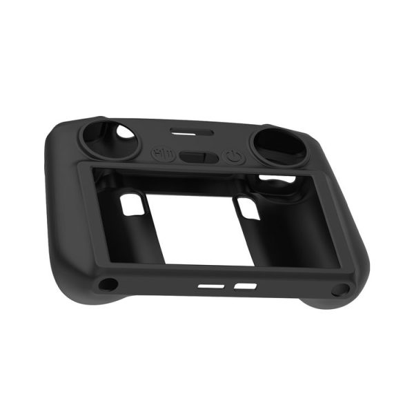 DJI Mini 4 Pro / Air 3 Remote Control / DJI RC 2 with Screen PULUZ Silicone Protective Case (Black) - Image 2