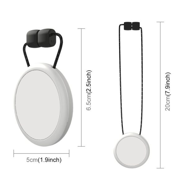 Insta360 GO 3 / GO 3S PULUZ Magnetic Pendant Holder Quick Release Neck Strap (White) - Image 2