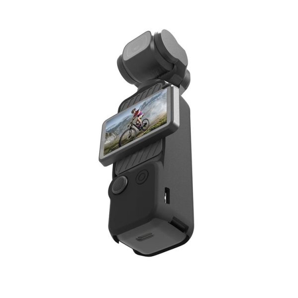 DJI OSMO Pocket 3 PULUZ 3 in 1 Silicone Cover Case Set (Black) - Image 3