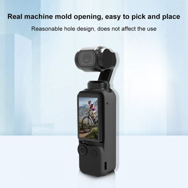 DJI OSMO Pocket 3 PULUZ 3 in 1 Silicone Cover Case Set (Black) - Image 4