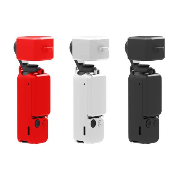 DJI OSMO Pocket 3 PULUZ 3 in 1 Silicone Cover Case Set (Black) - Image 9