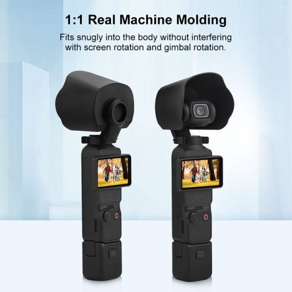 DJI OSMO Pocket 3 Sunshade Lens Protective Cover Hood (Black) - Image 5