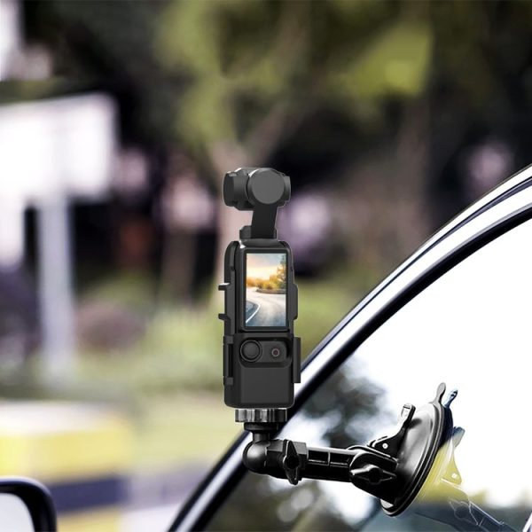 DJI OSMO Pocket 3 PULUZ Protection Frame Expansion Adapter Bracket (Black) - Image 11