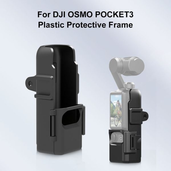 DJI OSMO Pocket 3 PULUZ Protection Frame Expansion Adapter Bracket (Black) - Image 2