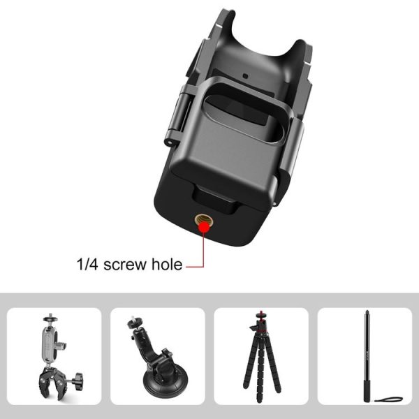 DJI OSMO Pocket 3 PULUZ Protection Frame Expansion Adapter Bracket (Black) - Image 6