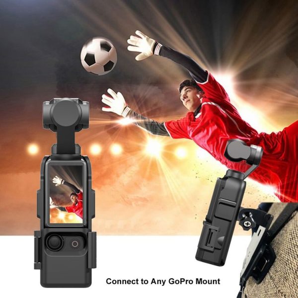 DJI OSMO Pocket 3 PULUZ Protection Frame Expansion Adapter Bracket (Black) - Image 8