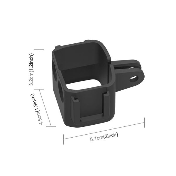 DJI OSMO Pocket 3 PULUZ Protection Frame Cage Expansion Adapter Bracket (Black) - Image 3