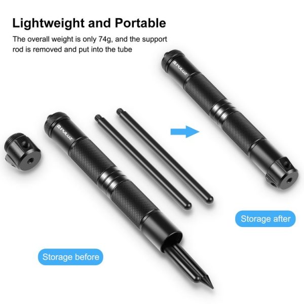 PULUZ Foldable Aluminum Alloy Light Stand Live Tripod Camping Ground Holder - Image 4
