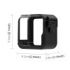 GoPro Hero11 Black Mini PULUZ PC Plastic Border Frame with Buckle Basic Mount & Screw (Black) - Image 3