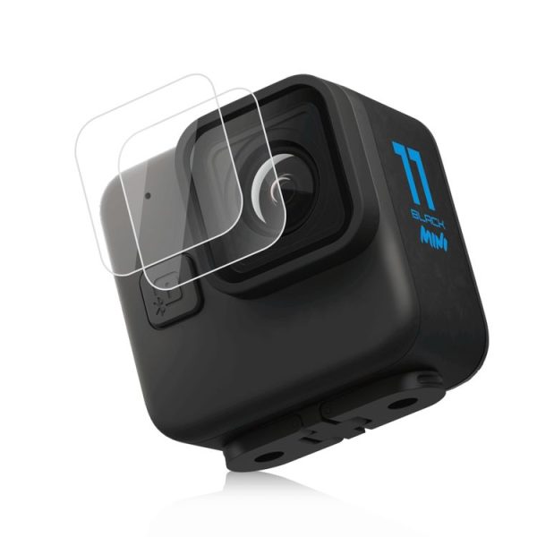 GoPro Hero11 Black Mini PULUZ 2pcs Lens Tempered Glass Film (Transparent)
