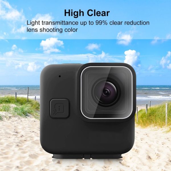 GoPro Hero11 Black Mini PULUZ 2pcs Lens Tempered Glass Film (Transparent) - Image 7
