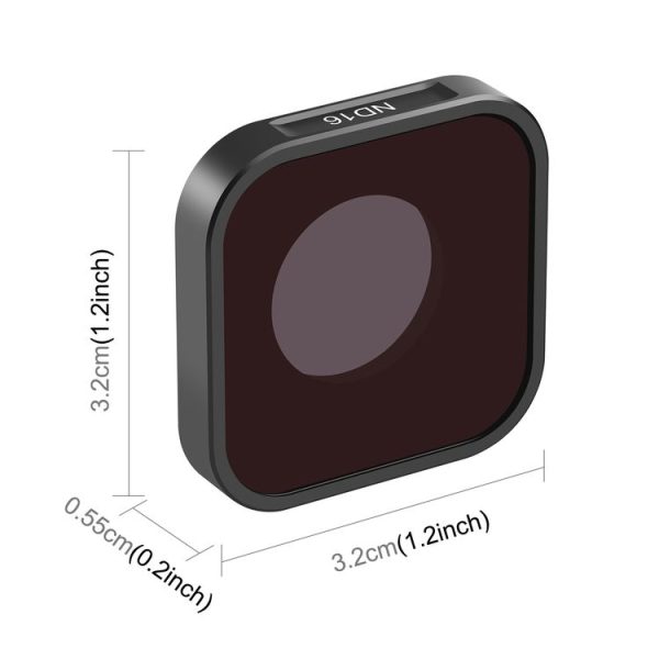 PULUZ Action Camera ND16 Lens Filter For GoPro HERO13 Black / 12 Black / 11 Black / 11 Black Mini / 10 Black / 9 Black - Image 2