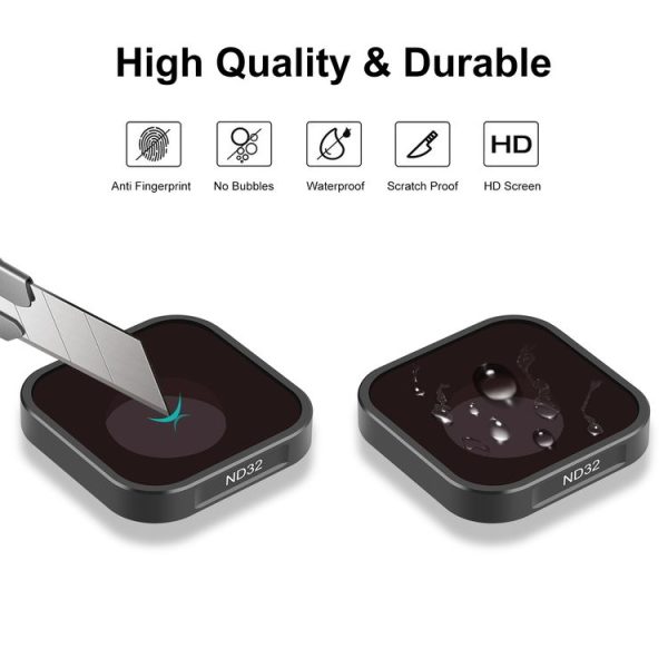 PULUZ Action Camera ND32 Lens Filter For GoPro HERO13 Black / 12 Black / 11 Black / 11 Black Mini / 10 Black / 9 Black - Image 3