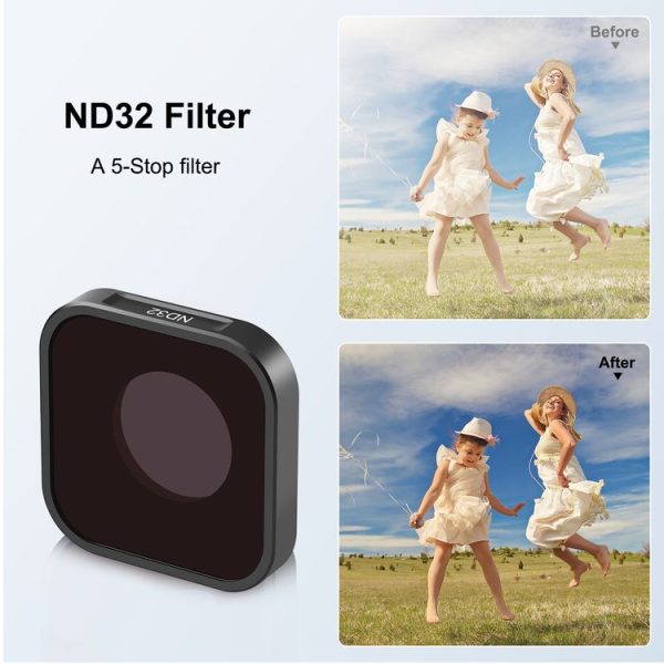 PULUZ Action Camera ND32 Lens Filter For GoPro HERO13 Black / 12 Black / 11 Black / 11 Black Mini / 10 Black / 9 Black - Image 5
