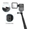 DJI Osmo Action 4 / 3 PULUZ Metal Cage Expansion Adapter Frame with Cold Shoe (Black) - Image 4