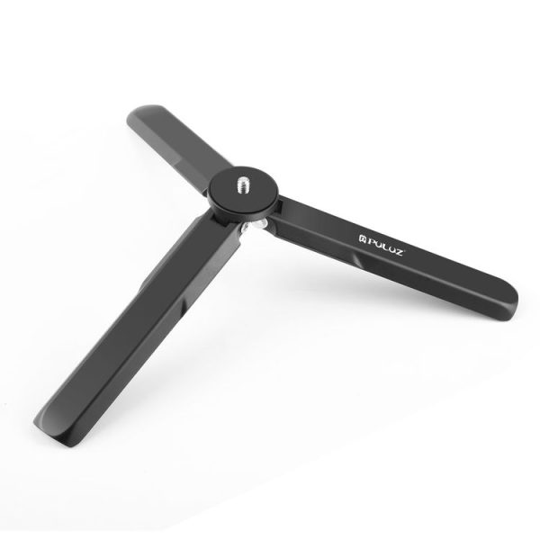 DJI Osmo Pocket 3 / Insta360 X4 PULUZ Aluminum Alloy Metal Tripod (Black) - Image 3