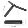 DJI Osmo Pocket 3 / Insta360 X4 PULUZ Aluminum Alloy Metal Tripod (Black) - Image 4