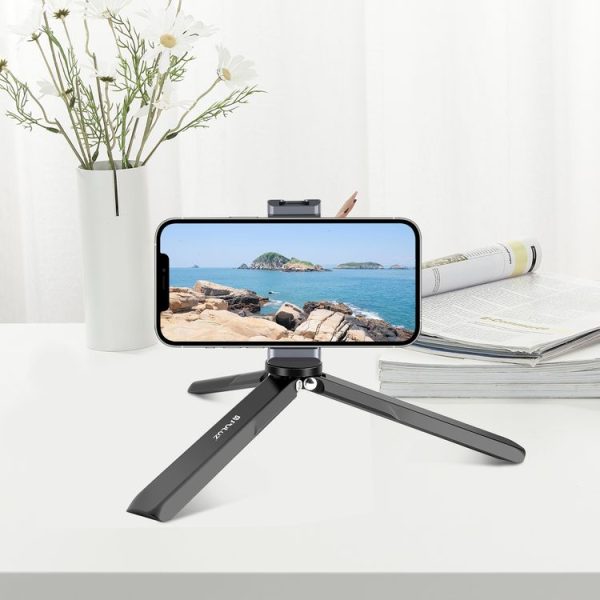 DJI Osmo Pocket 3 / Insta360 X4 PULUZ Aluminum Alloy Metal Tripod (Black) - Image 8