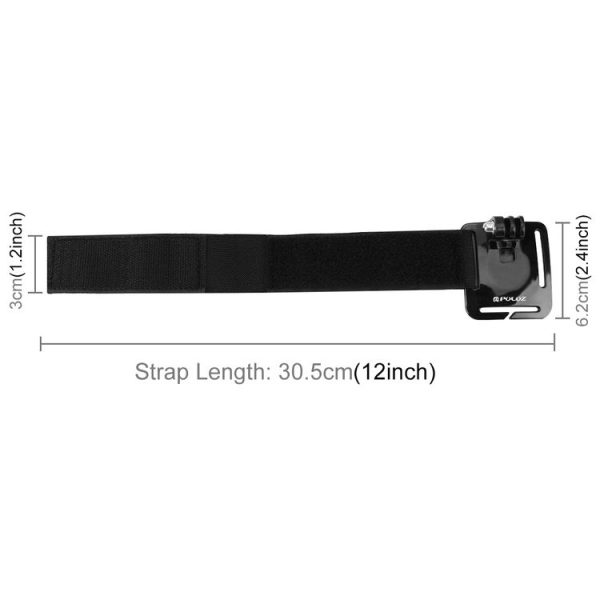 PULUZ Adjustable Wrist Strap Mount for GoPro, Insta360, DJI and Other Action Cameras, Strap Length: 28.5cm - Image 6