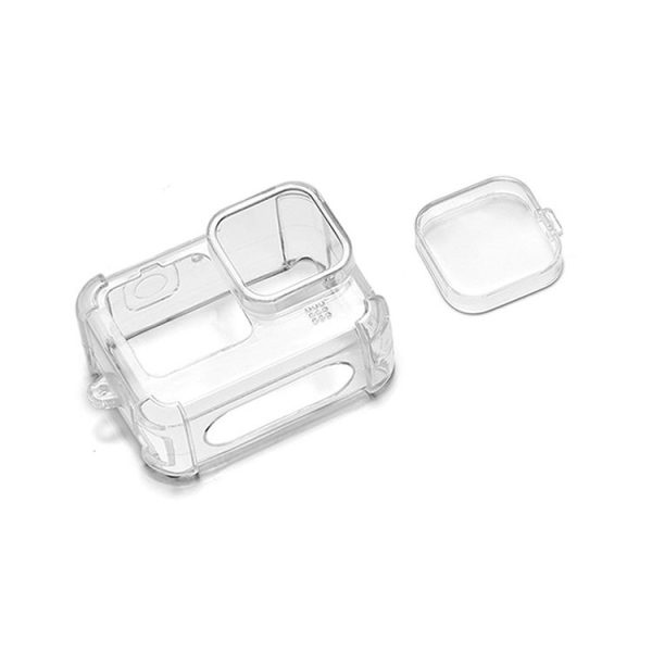 PULUZ Clear TPU Case with Lens Cap For GoPro HERO12 Black / 11 Black / 10 Black / 9 Black (Transparent) - Image 9
