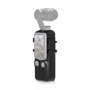 DJI OSMO Pocket 3 PULUZ Metal Protection Frame Cage Adapter Bracket with Dual Cold Shoes (Black)