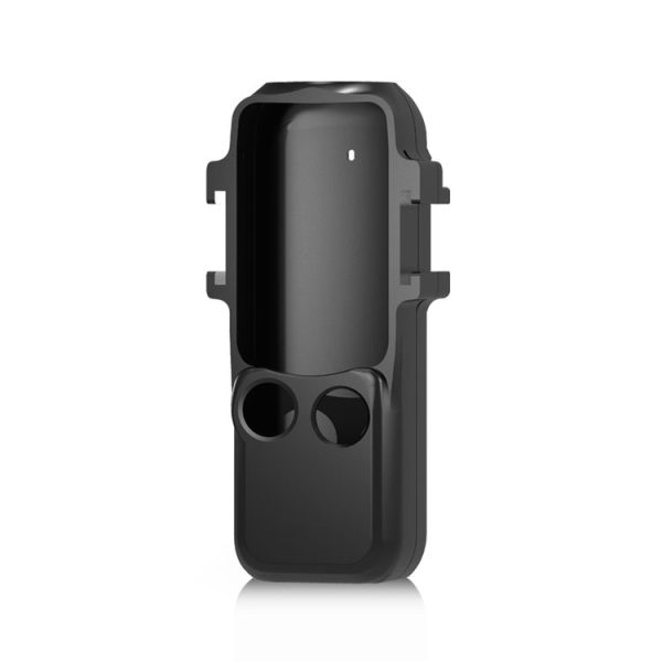 DJI OSMO Pocket 3 PULUZ Metal Protection Frame Cage Adapter Bracket with Dual Cold Shoes (Black) - Image 3