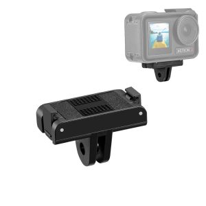 DJI Osmo Action 5 Pro / 4 / 3 PULUZ Magnetic Quick Release Base Expansion Mount (Black)