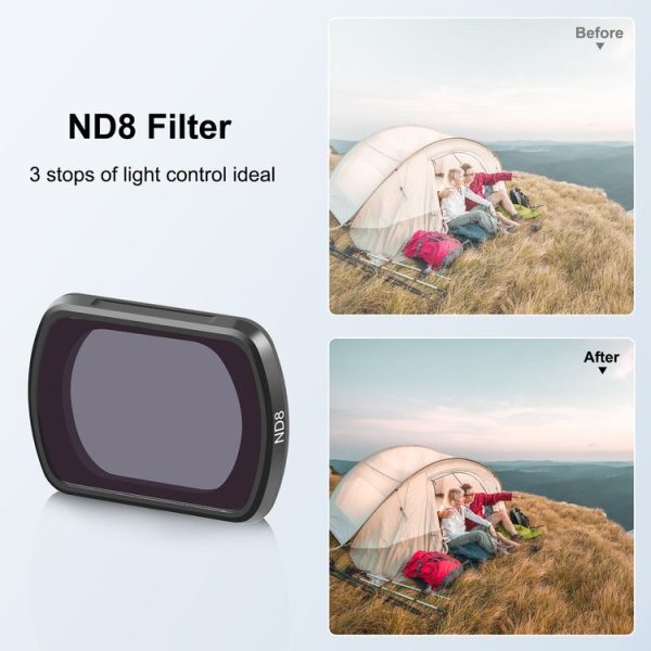 DJI Osmo Pocket 3 PULUZ Magnetic ND8 Camera Lens Filter - Image 7