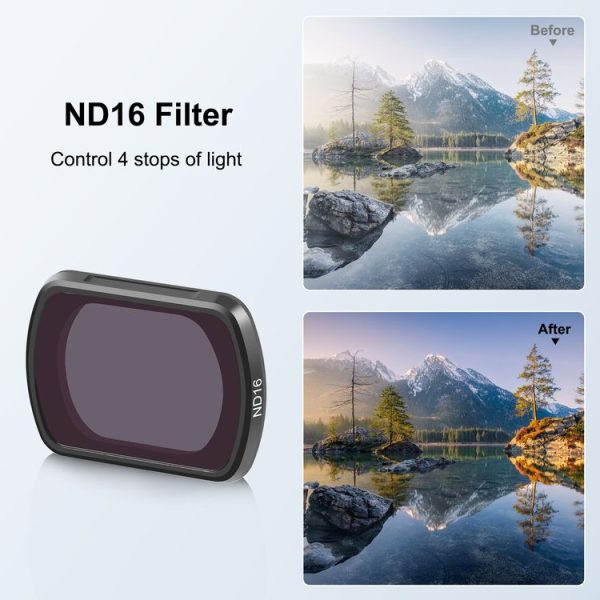 DJI Osmo Pocket 3 PULUZ Magnetic ND16 Camera Lens Filter - Image 7